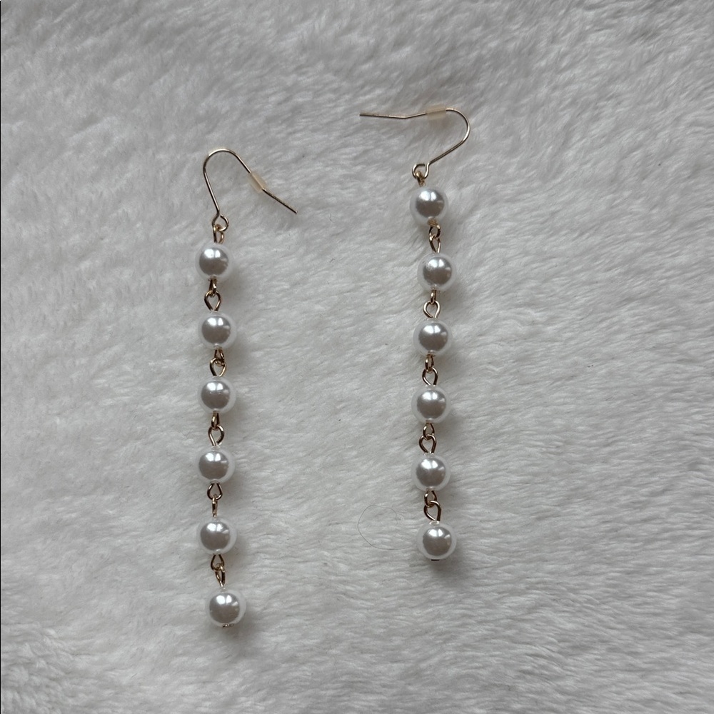 Elegant Pearl Drop Earrings